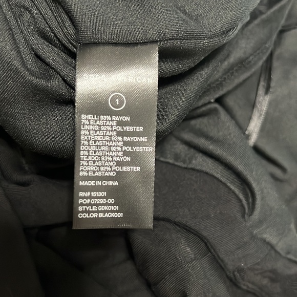 NWT Good American The 90’s Tank Midi Dress Black Size S - Picture 12 of 16